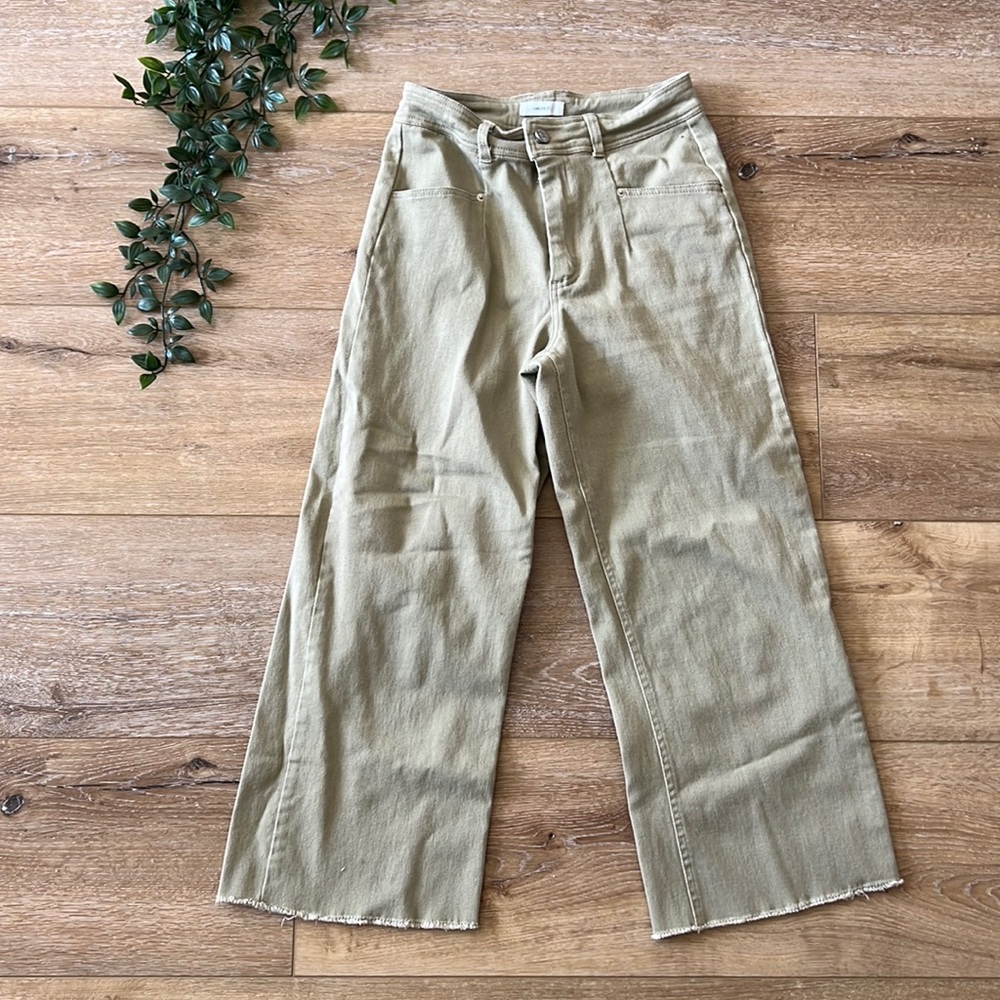 Forever 21 green flare jeans size 27